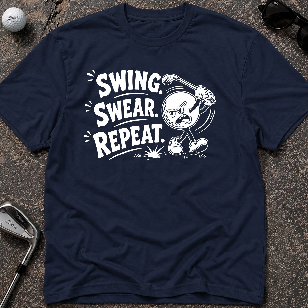 SWING SWEAR REPEAT Golf T-Shirt