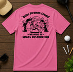 WEAPONS OF GRASS DESTRUCTION Golf T-Shirt