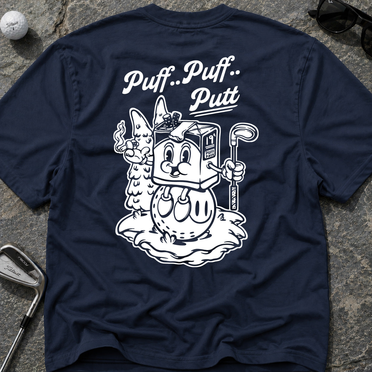 PUFF PUFF PUTT Golf T-Shirt
