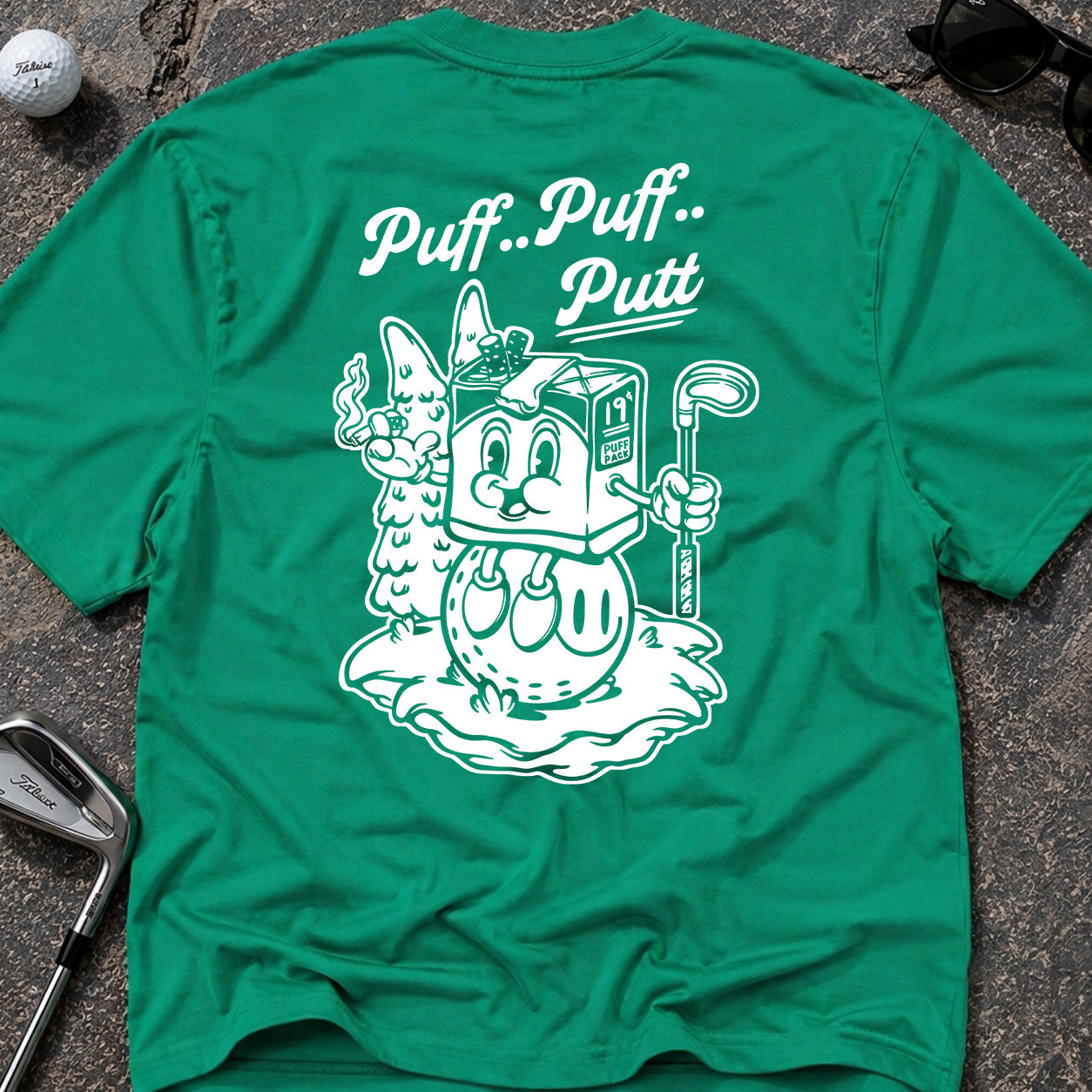 PUFF PUFF PUTT Golf T-Shirt