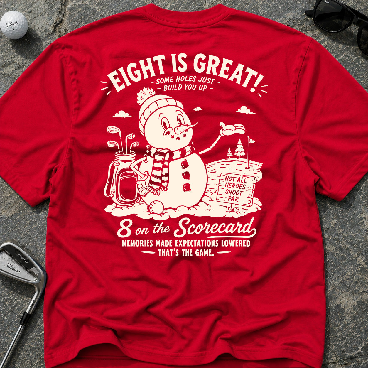 EIGHT IS GREAT Golf T-Shirt