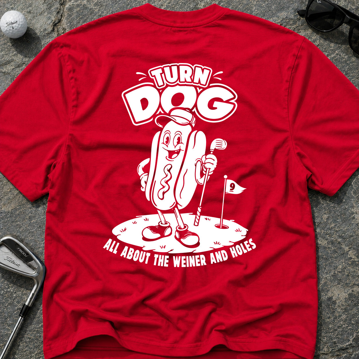 TURN DOG Golf T-Shirt