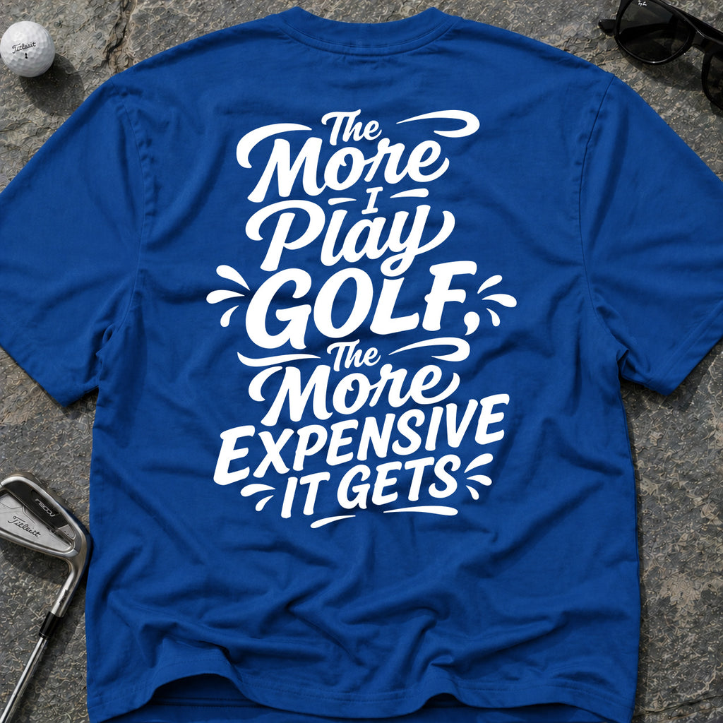 MORE I PLAY *WHITE* Golf T-Shirt