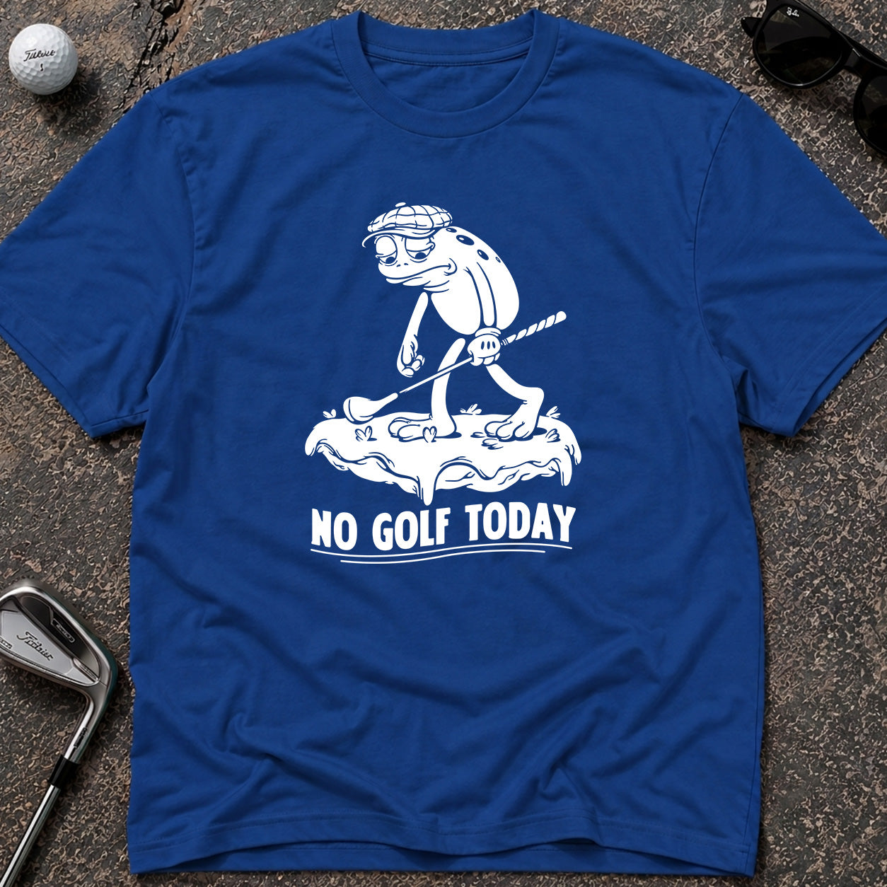 NO GOLF TODAY *FROG* Golf T-Shirt