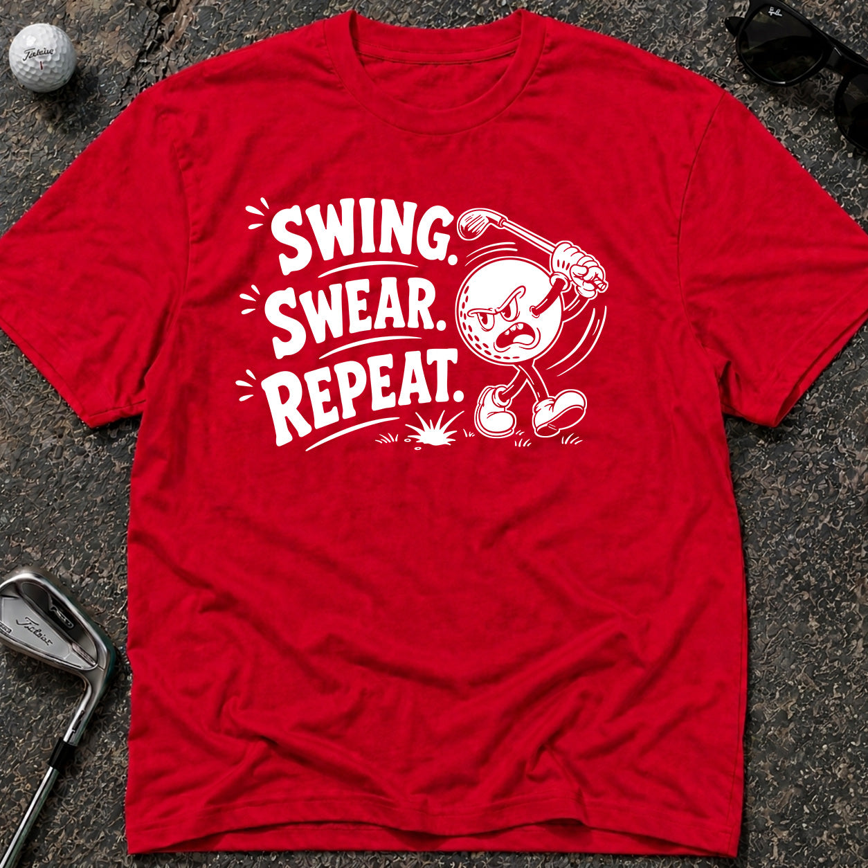 SWING SWEAR REPEAT Golf T-Shirt