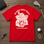 Dark Shallows- Funny golfer water hazard t-shirt. For the golfer that always tends to find the water hazard, and can't catch a break on the golf course.