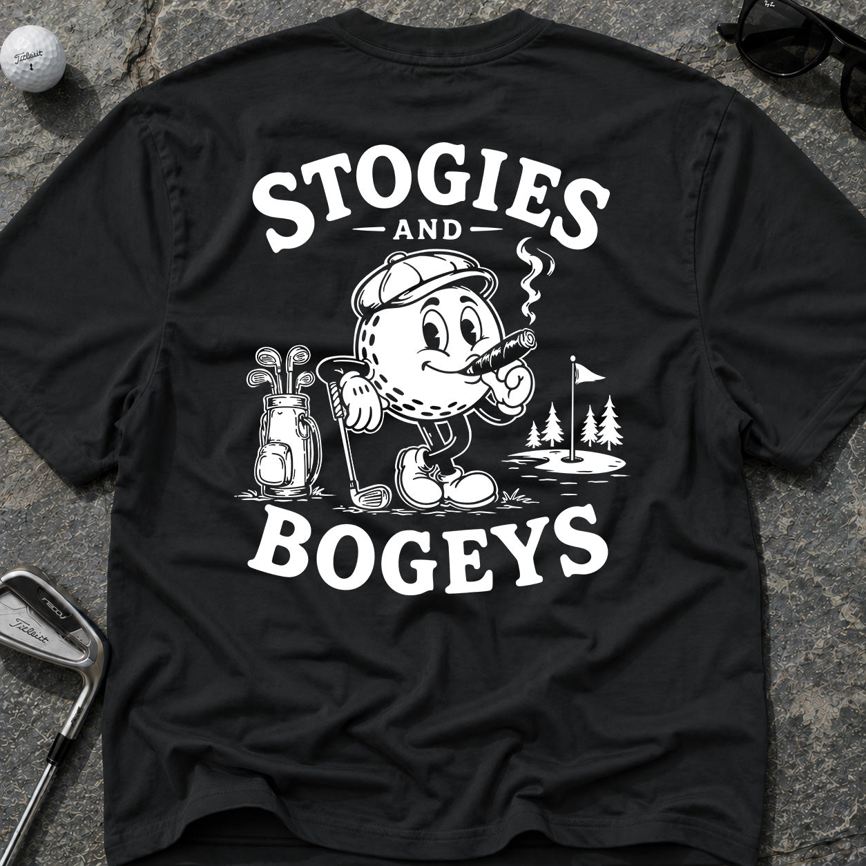 STOGIES AND BOGEYS Golf T-Shirt