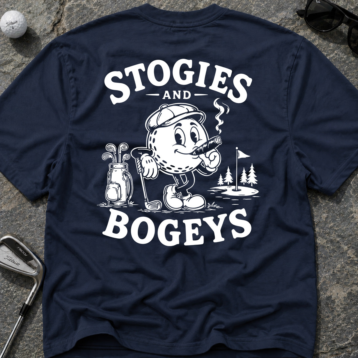 STOGIES AND BOGEYS Golf T-Shirt