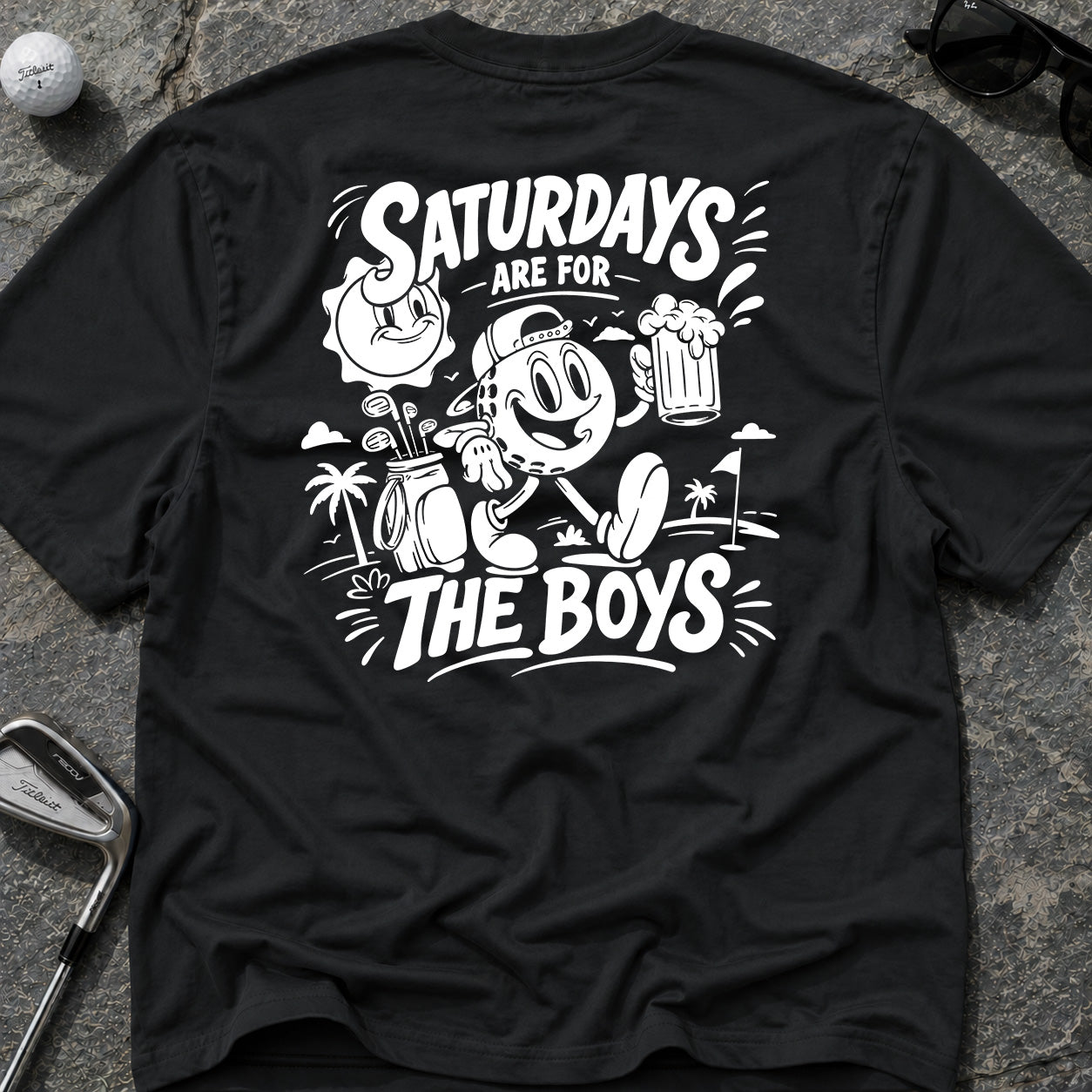 SATURDAY'S FOR THE BOYS Golf T-Shirt