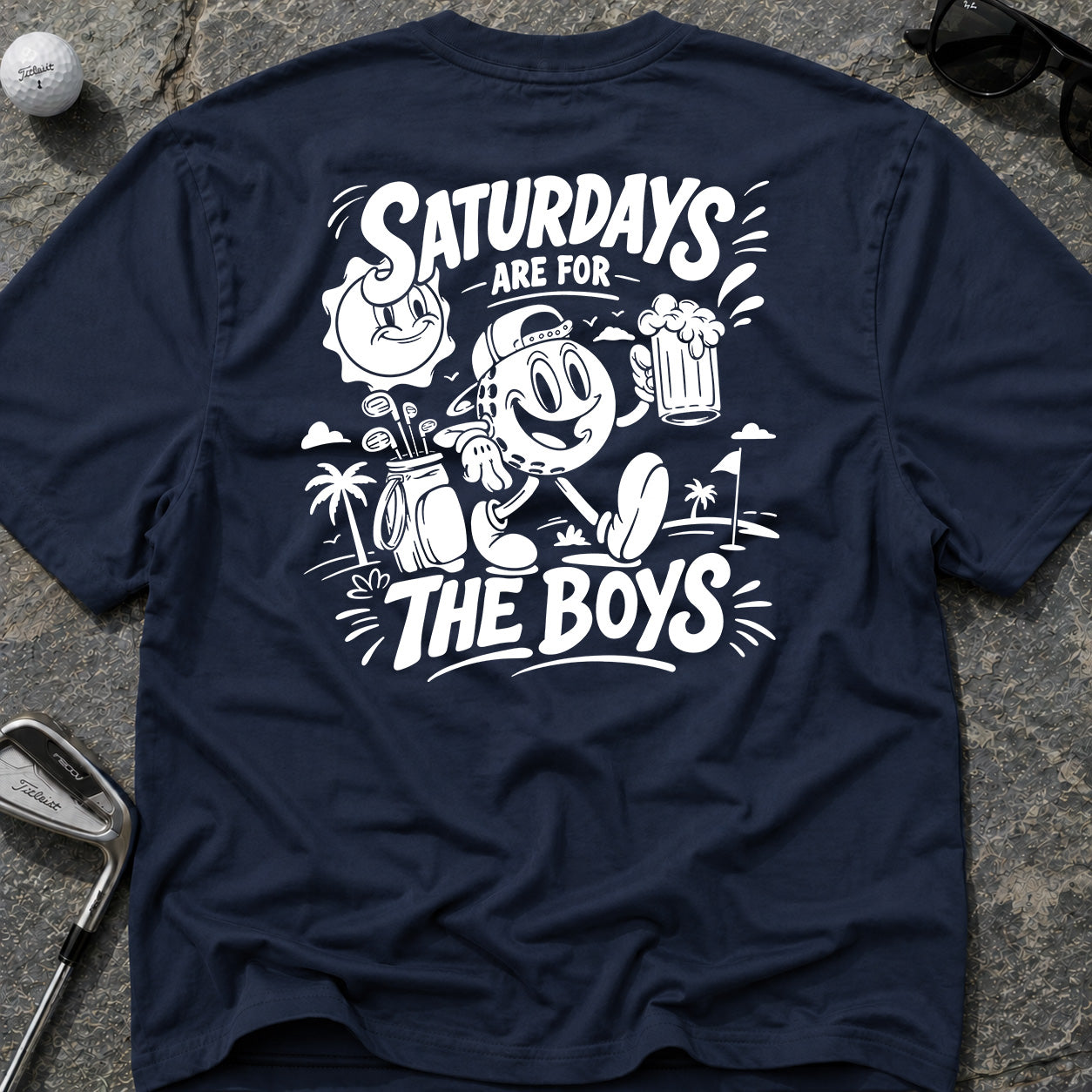 SATURDAY'S FOR THE BOYS Golf T-Shirt