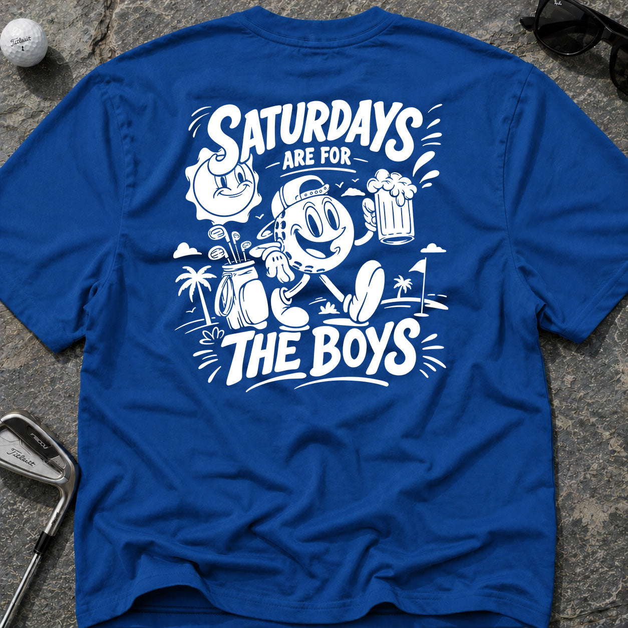 SATURDAY'S FOR THE BOYS Golf T-Shirt