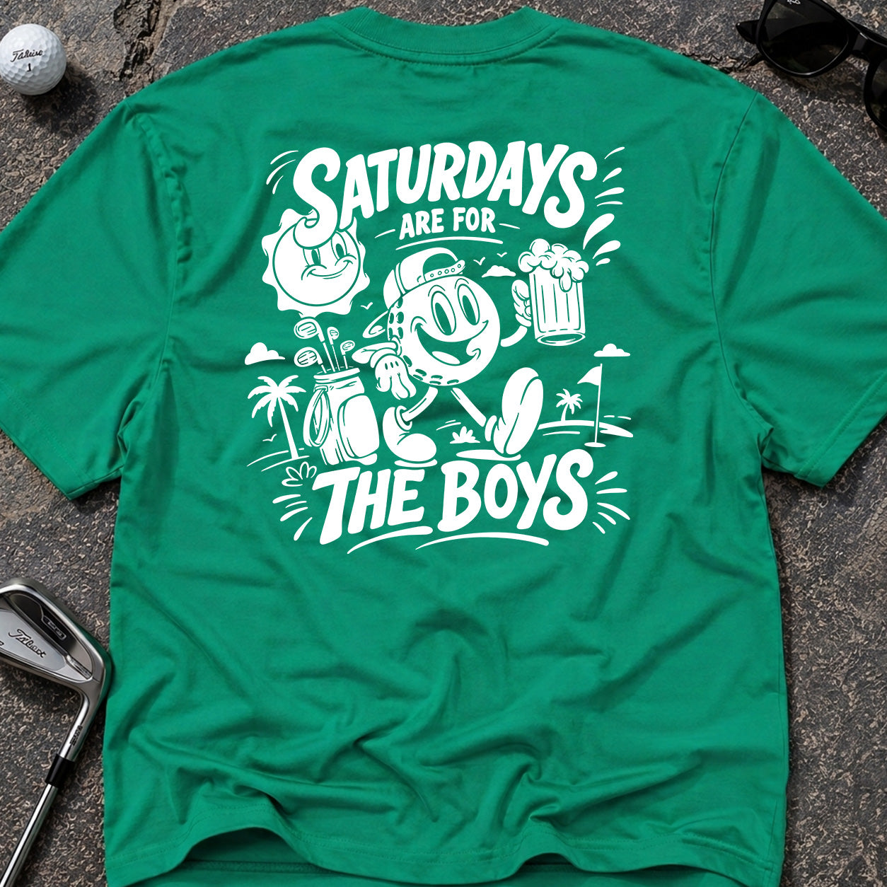 SATURDAY'S FOR THE BOYS Golf T-Shirt