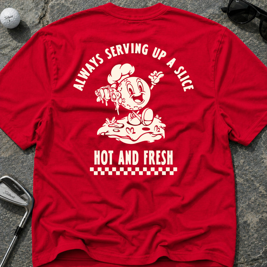 SERVING UP A SLICE Golf T-Shirt