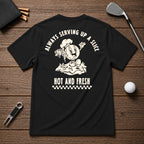 Pizza Slice Retro Golf Tee Shirt