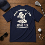 Pizza Slice Retro Golf Tee Shirt