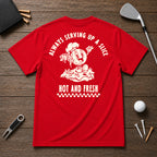 Pizza Slice Retro Golf Tee Shirt