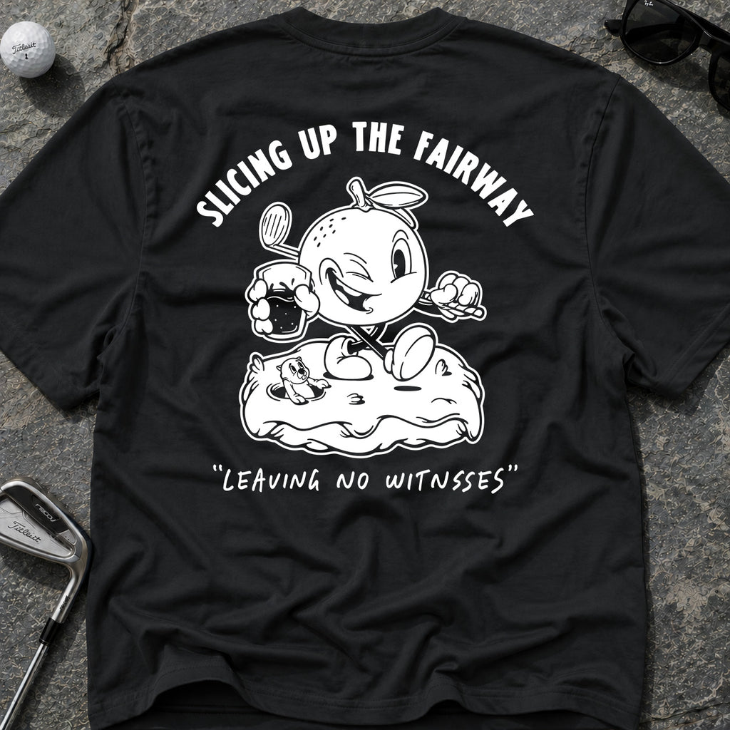 SLICING UP THE FAIRWAY Golf T-Shirt