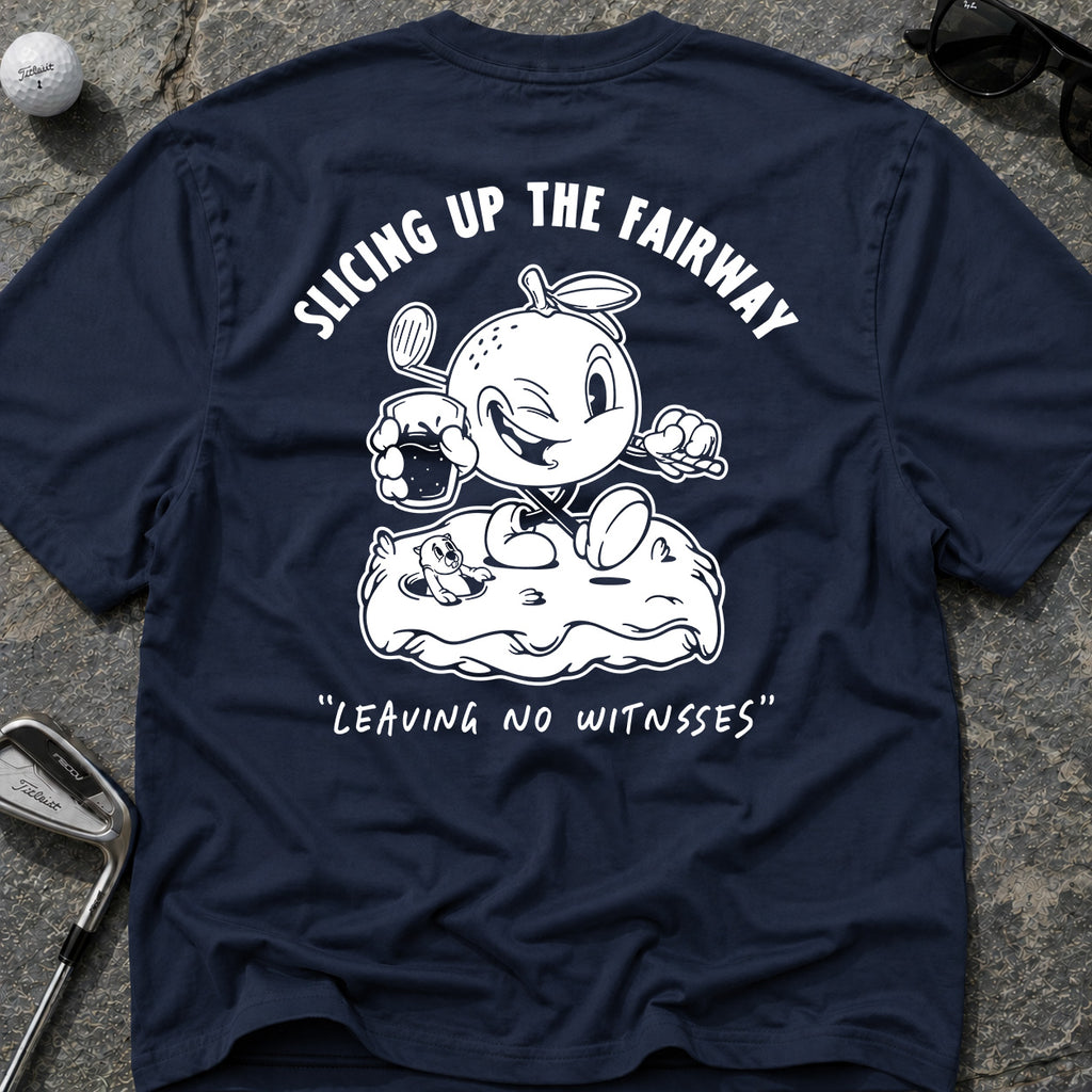 SLICING UP THE FAIRWAY Golf T-Shirt