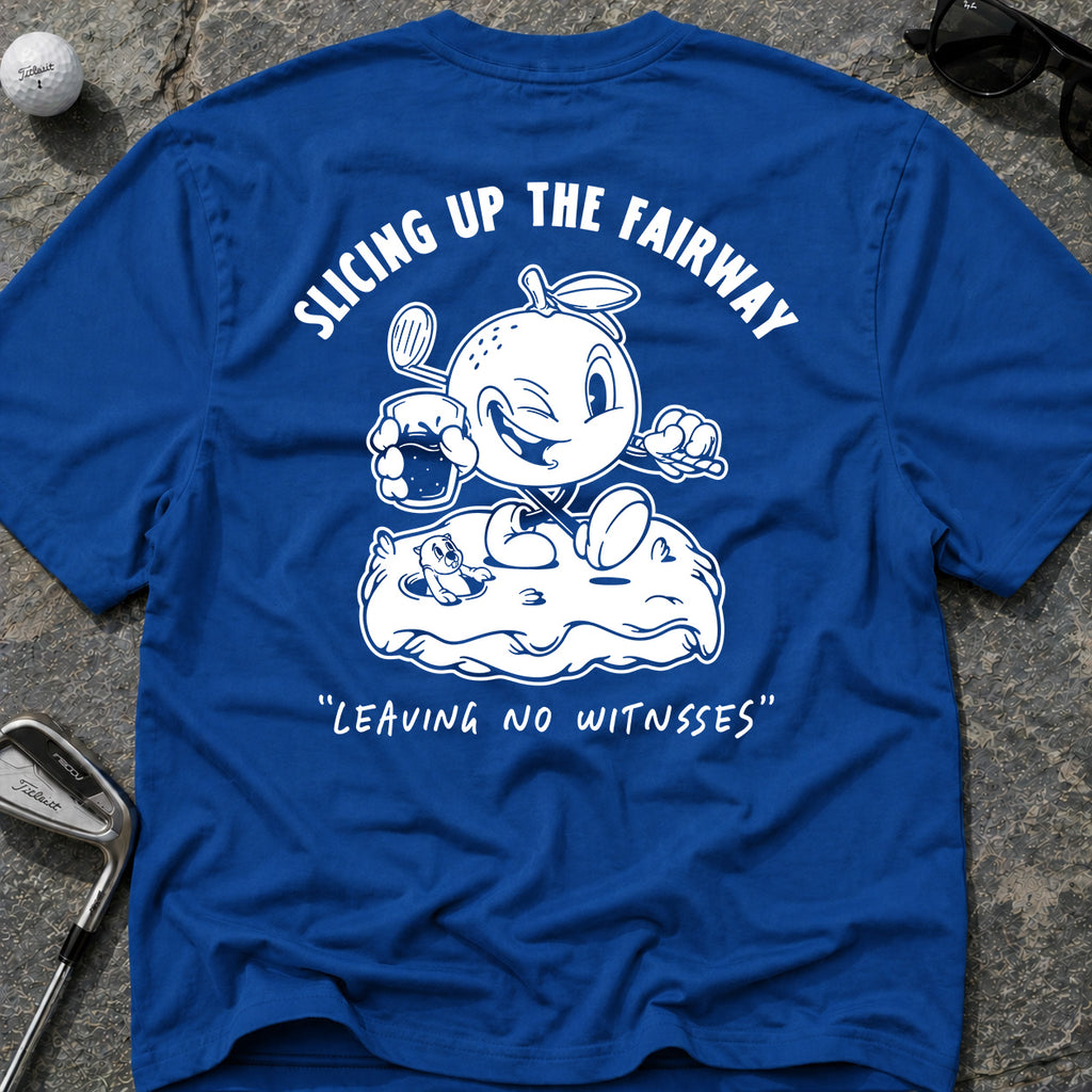 SLICING UP THE FAIRWAY Golf T-Shirt