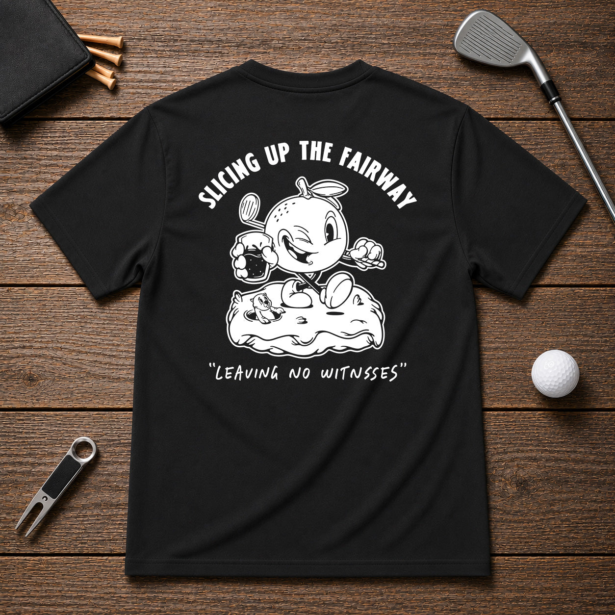 Breakfast Golf Orange Juice Golf Shirt