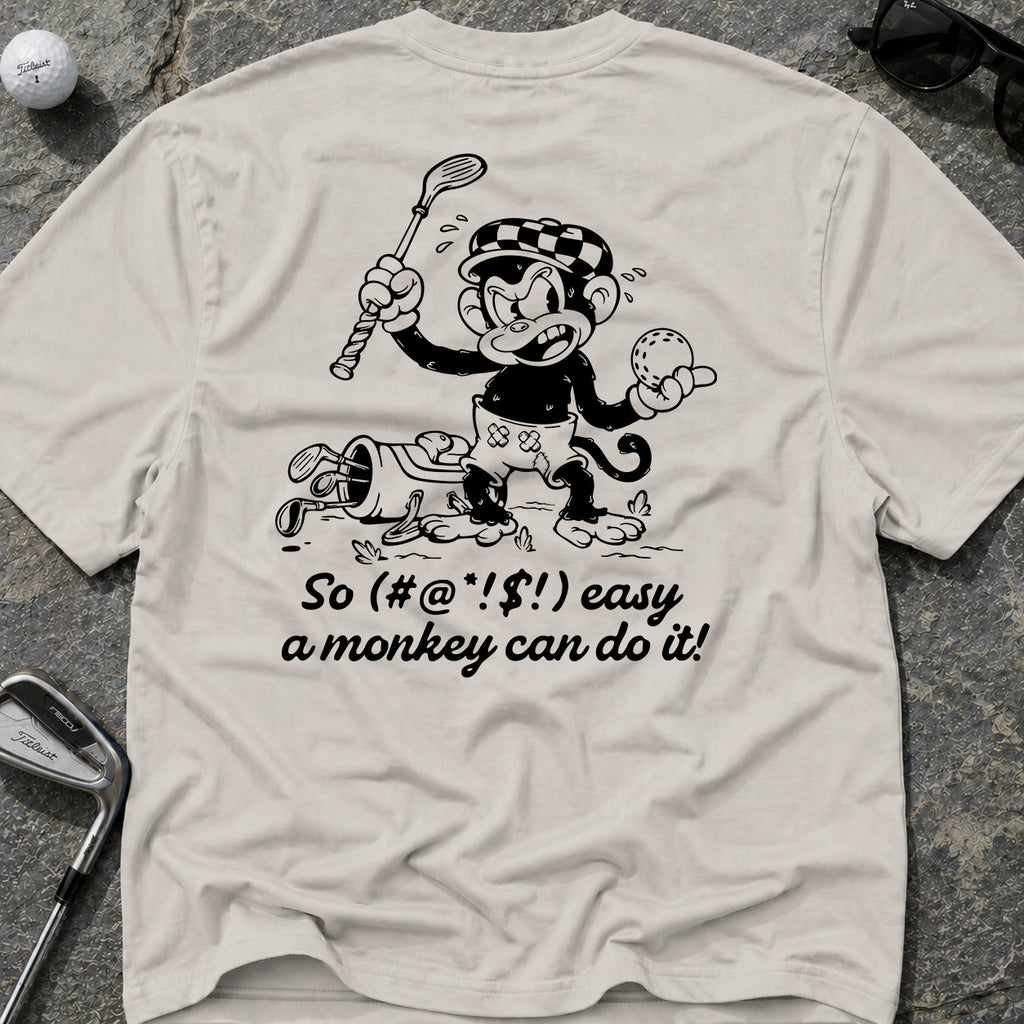 SO EASY MONKEY Golf T-Shirt
