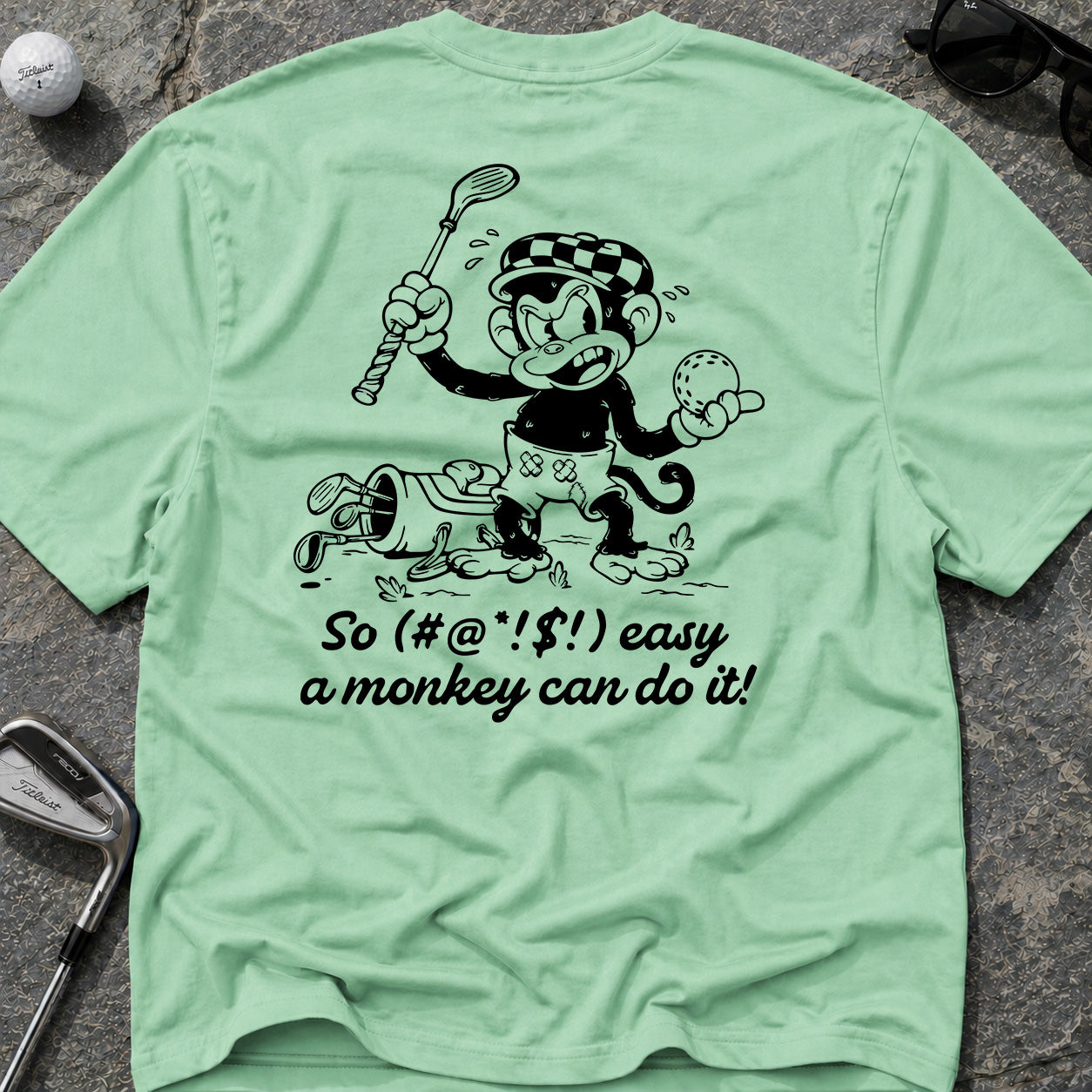 SO EASY MONKEY Golf T-Shirt