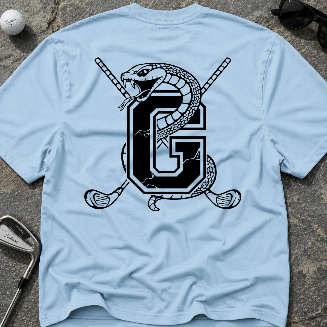 VARSITY GOLF SNAKE Golf T-Shirt