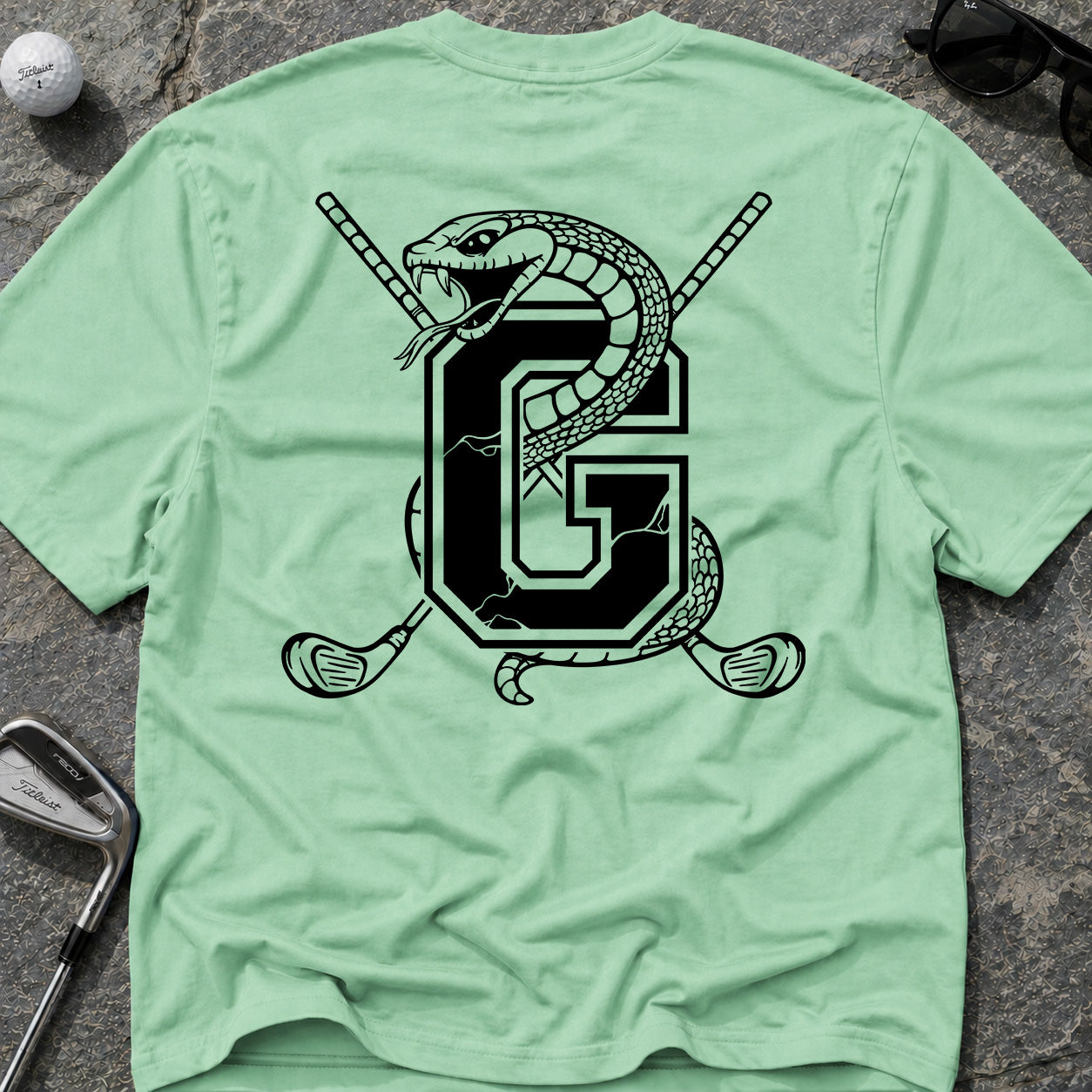 VARSITY GOLF SNAKE Golf T-Shirt