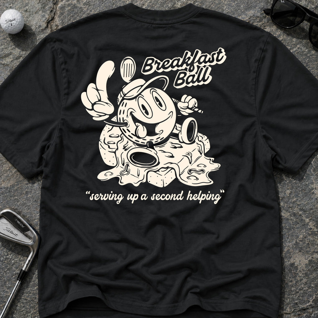 BREAKFAST BALL SECOND HELPING Golf T-Shirt