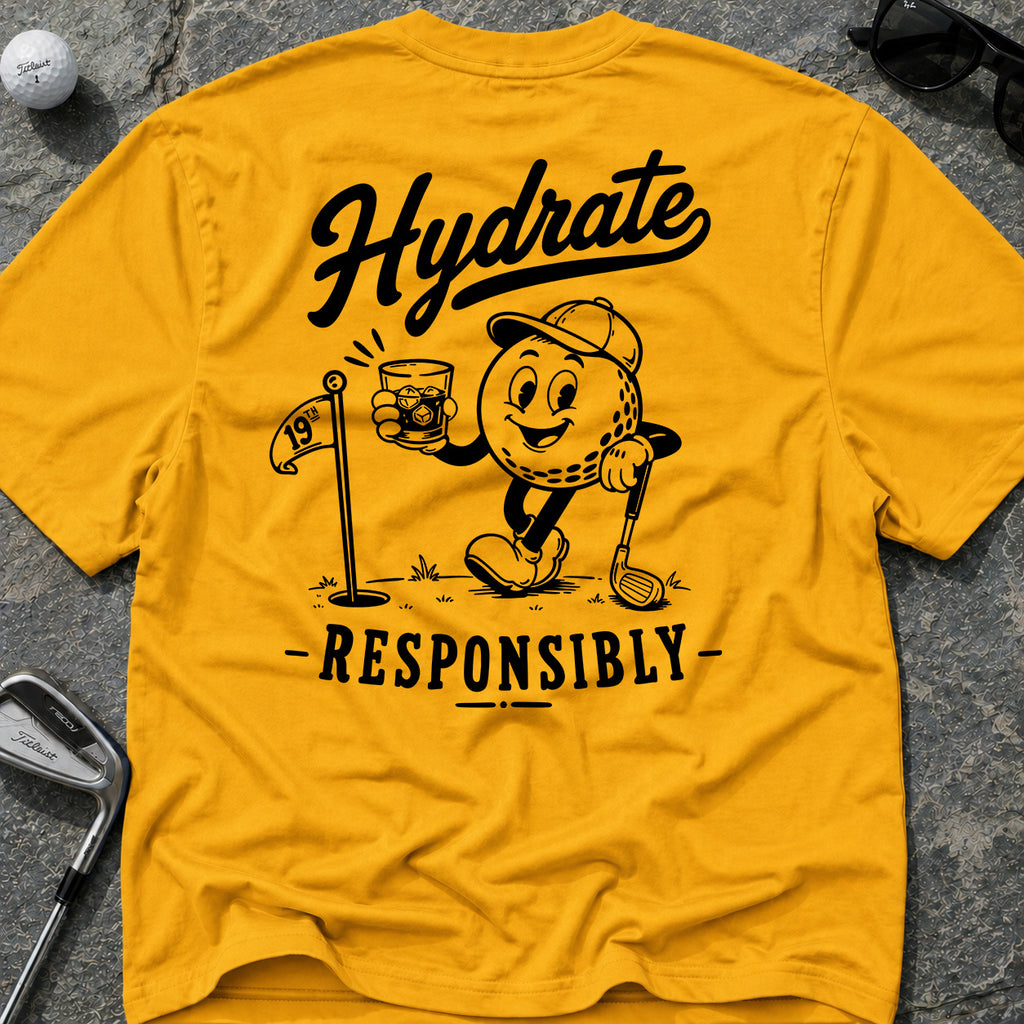 Hydrate 19th Golf T-Shirt