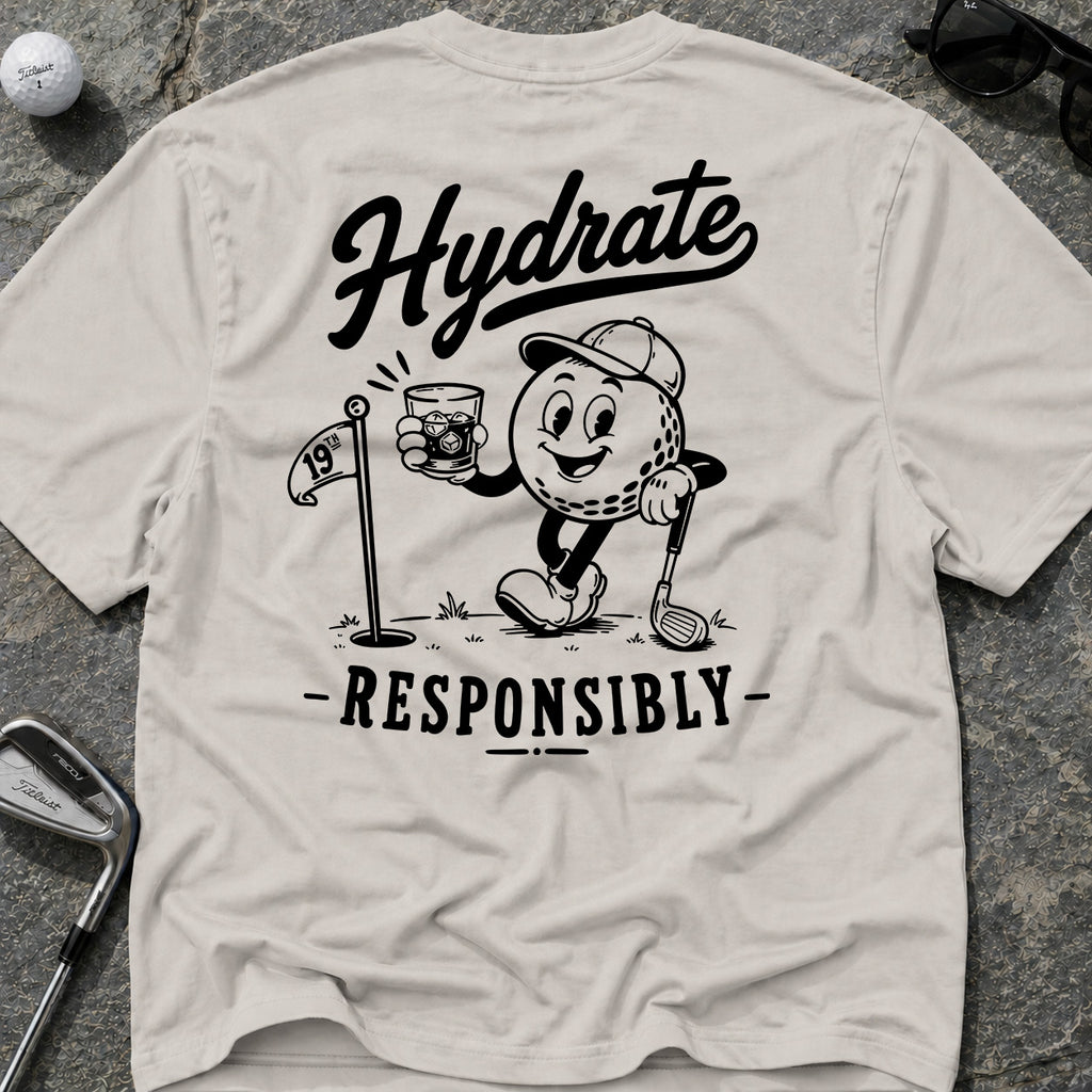 Hydrate 19th Golf T-Shirt