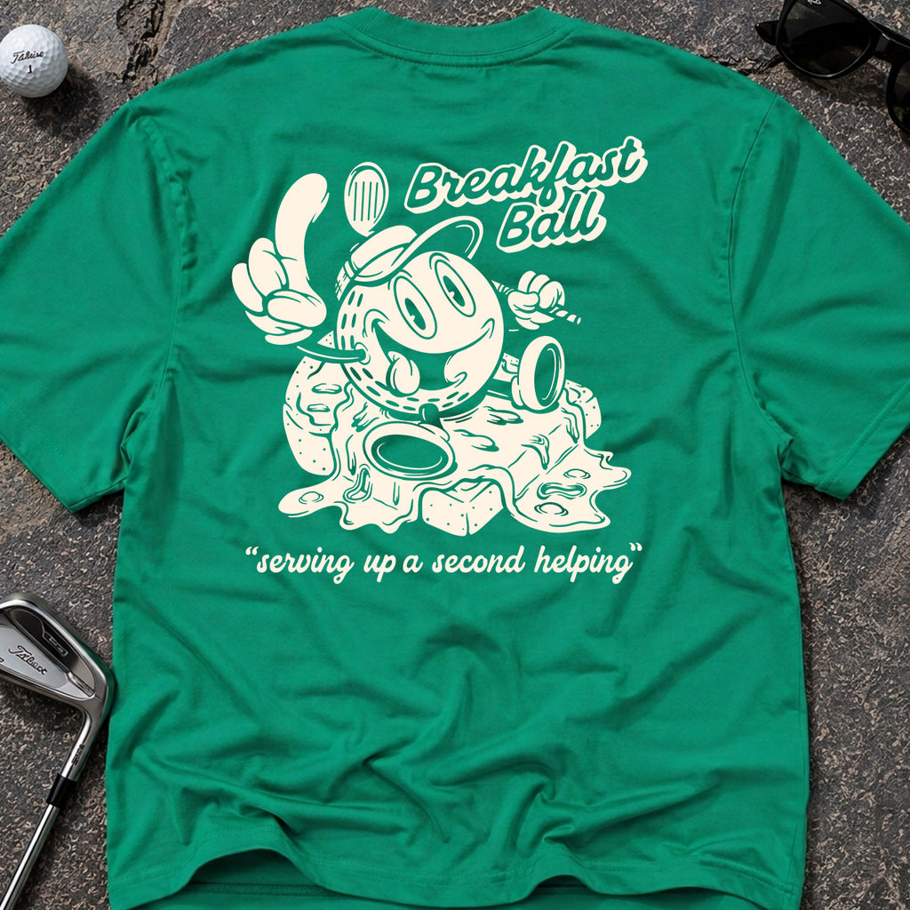 BREAKFAST BALL SECOND HELPING Golf T-Shirt