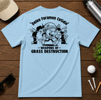 WEAPONS OF GRASS DESTRUCTION Golf T-Shirt