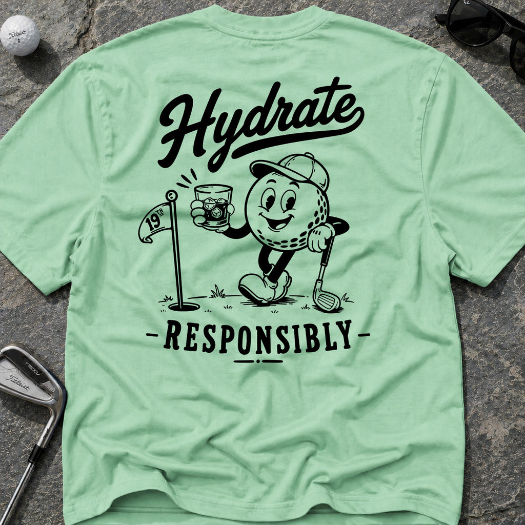 Hydrate 19th Golf T-Shirt