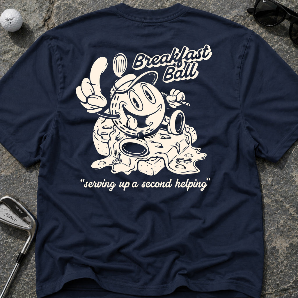 BREAKFAST BALL SECOND HELPING Golf T-Shirt